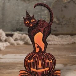 Bethany Lowe Jack-O On Jack O'Lantern Dummy Board