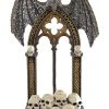 Katherine's Collection New! Medieval Skull & Dragon Candle Holder