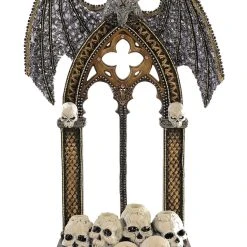 Katherine's Collection New! Medieval Skull & Dragon Candle Holder