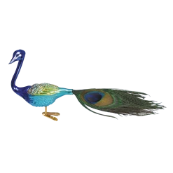 Old World Christmas Magnificent Peacock Ornament Clip