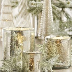 Raz Mercury Glass Votive Candle Holders New!