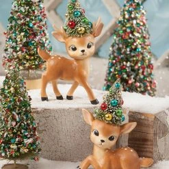 Bethany Lowe New! Merry & Bright Retro Reindeer