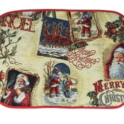 StiVoTex Merry Christmas Tapestry Placemats From Germany - Set Of 6