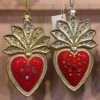 Cody Foster New! Milagro Heart Ornaments