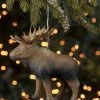 Bethany Lowe Paper Mache Moose Ornament