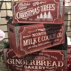 Gerson North Pole Engraved Wooden Boxes