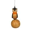 Bethany Lowe Owlbert Owl On Pumpkin Ornament New!