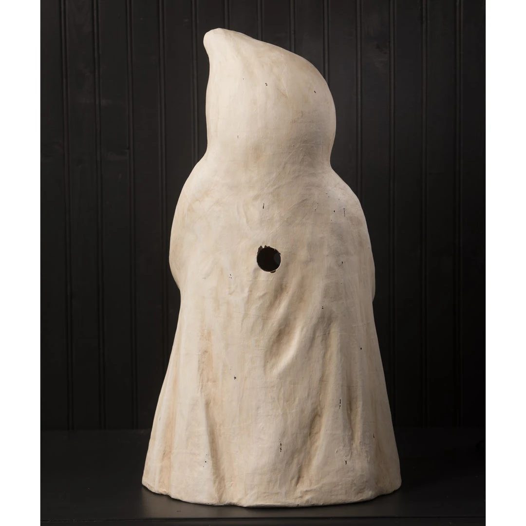 Bethany Lowe Ghost Guster With Pumpkin, Paper Mache