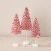 Bethany Lowe New! My Silly Valentine Bottle Brush Trees