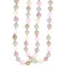 Cody Foster Chic Pink & Gold Glass Ball Garland New!