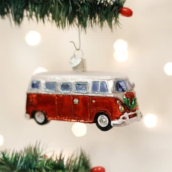 Old World Christmas Retro Camper Van Ornament