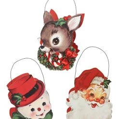 Bethany Lowe Retro Christmas Buckets New!