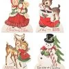 Bethany Lowe Retro Christmas Friends Dummy Boards