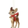 Bethany Lowe Retro Fawn Ornament