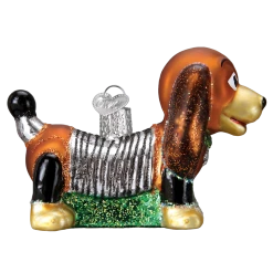 Old World Christmas Toy Coil Dog Ornament