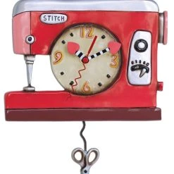 Allen Designs Sewing Machine Clock Clocks