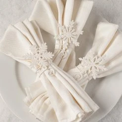 Bethany Lowe Snowflake Napkin Holders New!