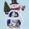 Roman Snowman Music Box