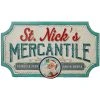 Raz New! St. Nick's Mercantile Sign
