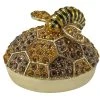 TheHolidayBarn.com New! Sweet Honeycomb Jeweled Trinket Box With Bee