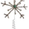 ShiShi Tinsel Snowflake Tree Topper New!