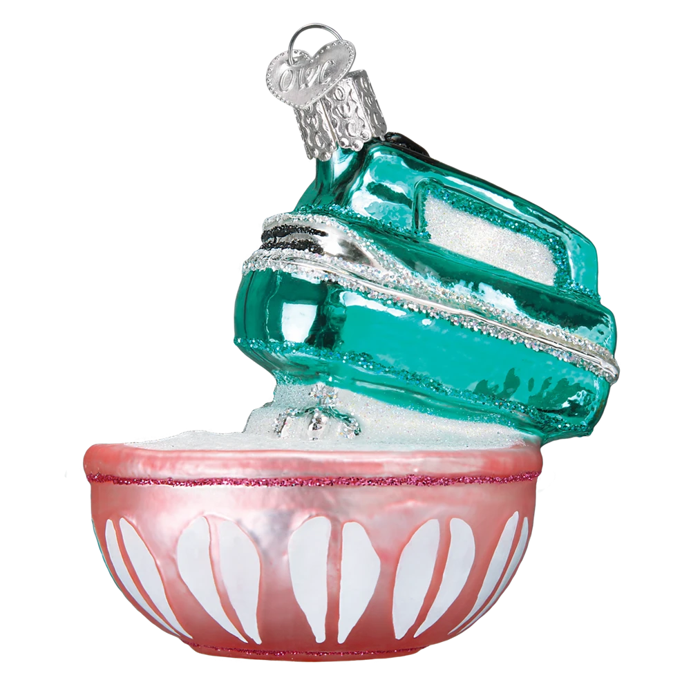 Old World Christmas Retro Hand Mixer Ornament