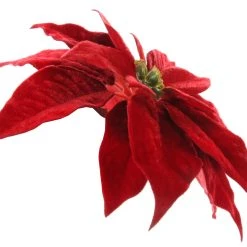 ShiShi New! Velvet Poinsettia Clip, Large