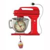 Allen Designs Vintage Red Mixer Clock
