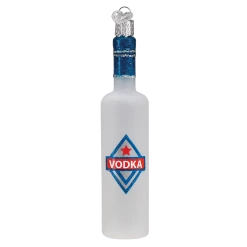 Old World Christmas Vodka Bottle Ornament New!