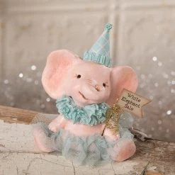 Bethany Lowe New! White Elephant Sale Figurine