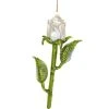 Cody Foster White Rose Ornament New!
