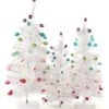 Cody Foster New! White Tabletop Trees With Colorful Beads