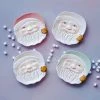 Glitterville Winking Santa Cookie Plates