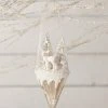 Bethany Lowe New! Winter Fawn Glass Cone Ornament