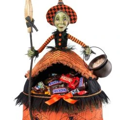Katherine's Collection Lylah Witch Candy Container New!