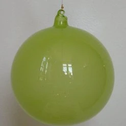 Winward Jim Marvin Ornaments Jim Marvin Lime Green Bubblegum Glass Ornaments
