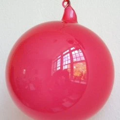 Winward Jim Marvin Rose Bubblegum Glass Ornaments